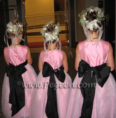 Wedding Halls Columbus Ohio on Flower Girl Dresses Of The Month Bubblegum Pink And Black Style 326