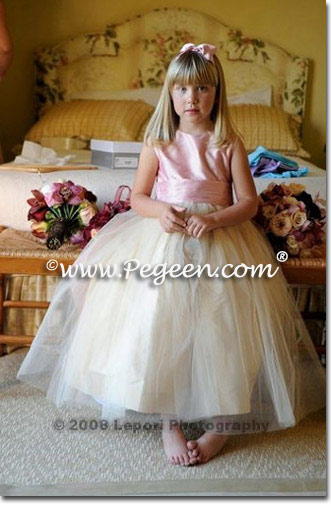 Pink Flower Girl Dresses