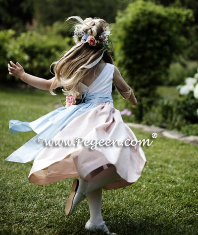 Flower Girl Dresses on Black And Shock Pink With Black Tulle Flower Girl Dresses