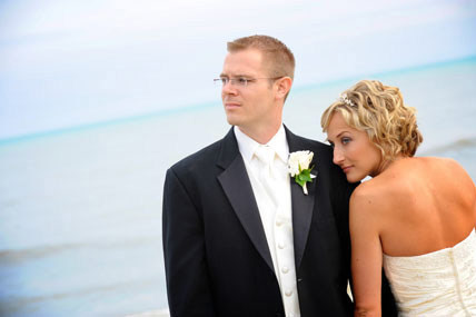 Navy and Wisteria Silk and Tulle flower girl dress from the Pegeen Couture Collection