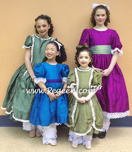 Some dresses from Pegeen's Nutcracker Collection!