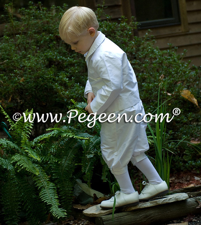 Style 215 Boys Ring Bearer Suit in New Ivory