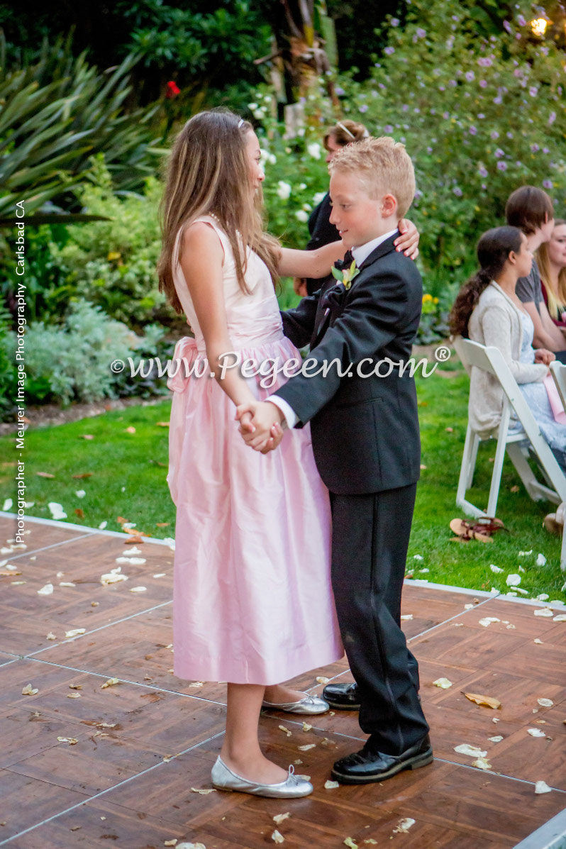 Flower Girl Dress of the Year in Shades of Pink Silk