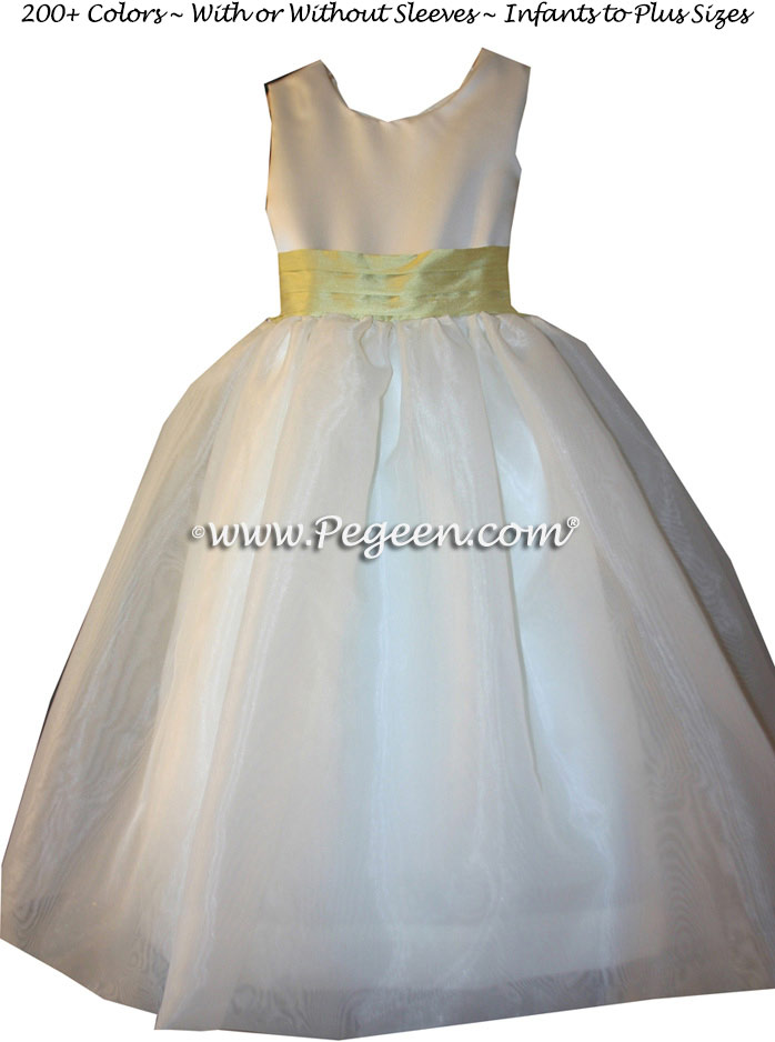 yellow flower girl dresses sunflower