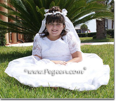 plus size holy communion dresses