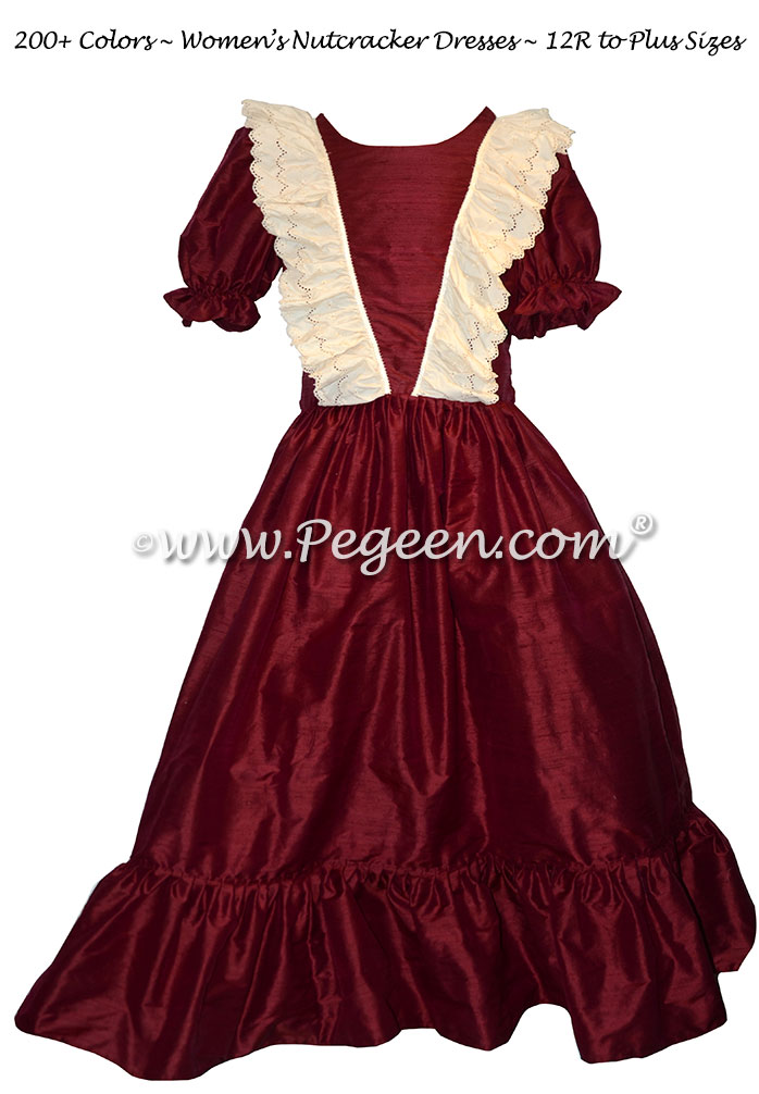Women's Eggplant Nutcracker Dress for Party Scene Style 799 Women's Eggplant Nutcracker Dress for Party Scene Style 799