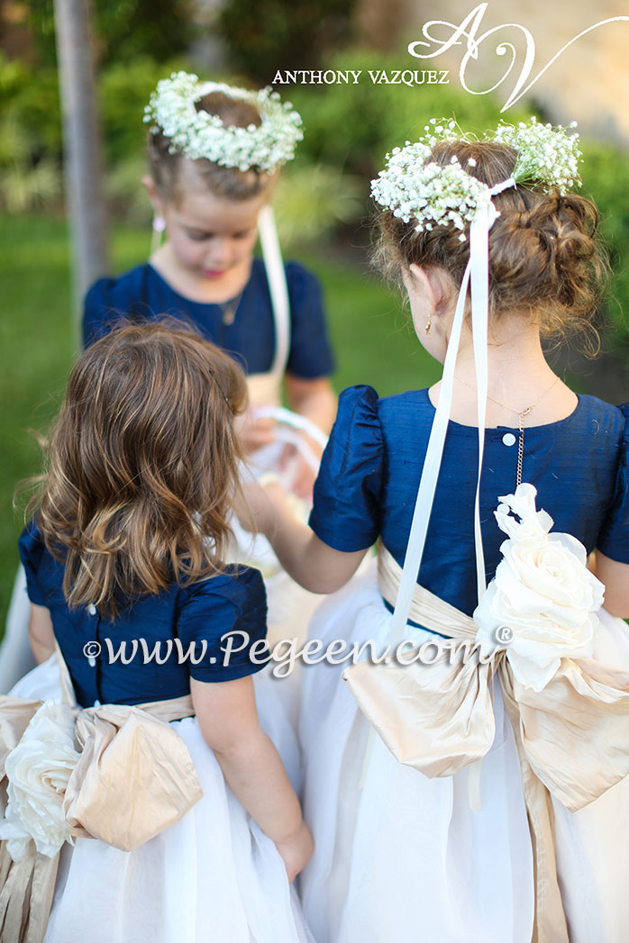 christian marriage flower girl dress