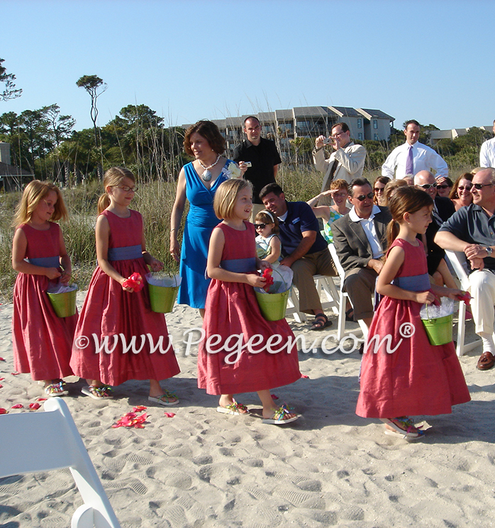 Beach flower girl dresses