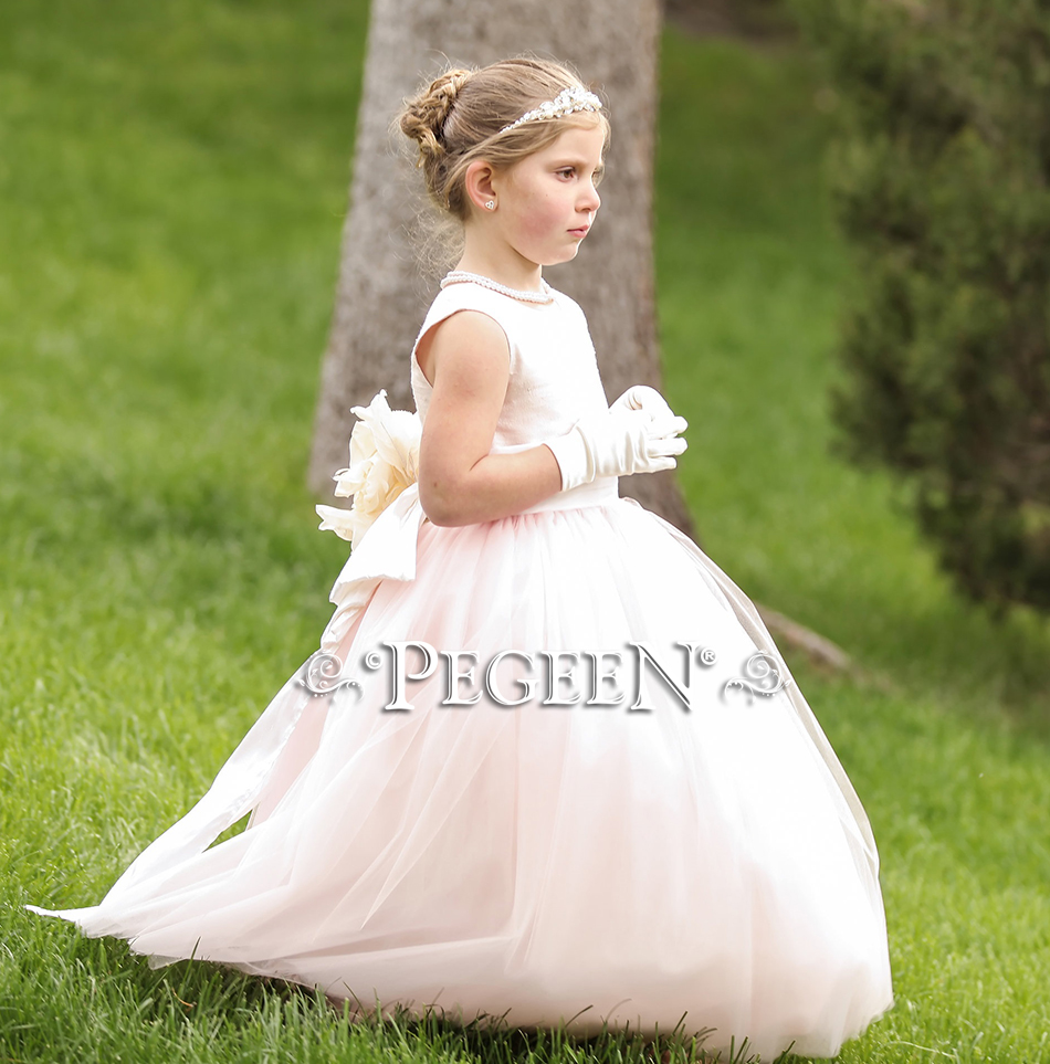Flower Girl Dress of the Month - June 2017 features a Marie Antoinette Style wedding