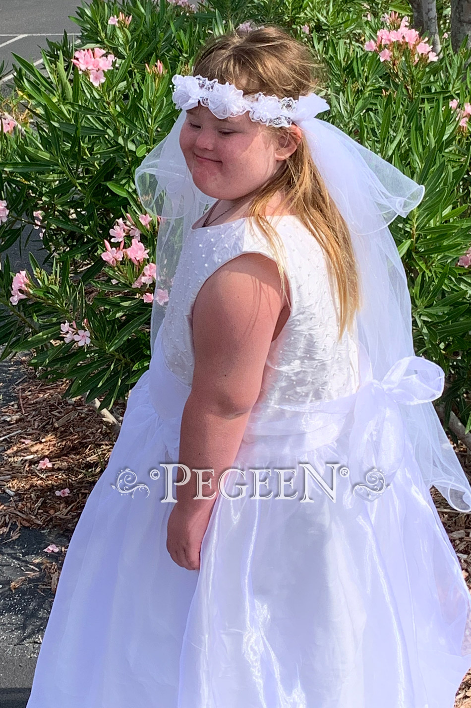 girls plus size communion dresses