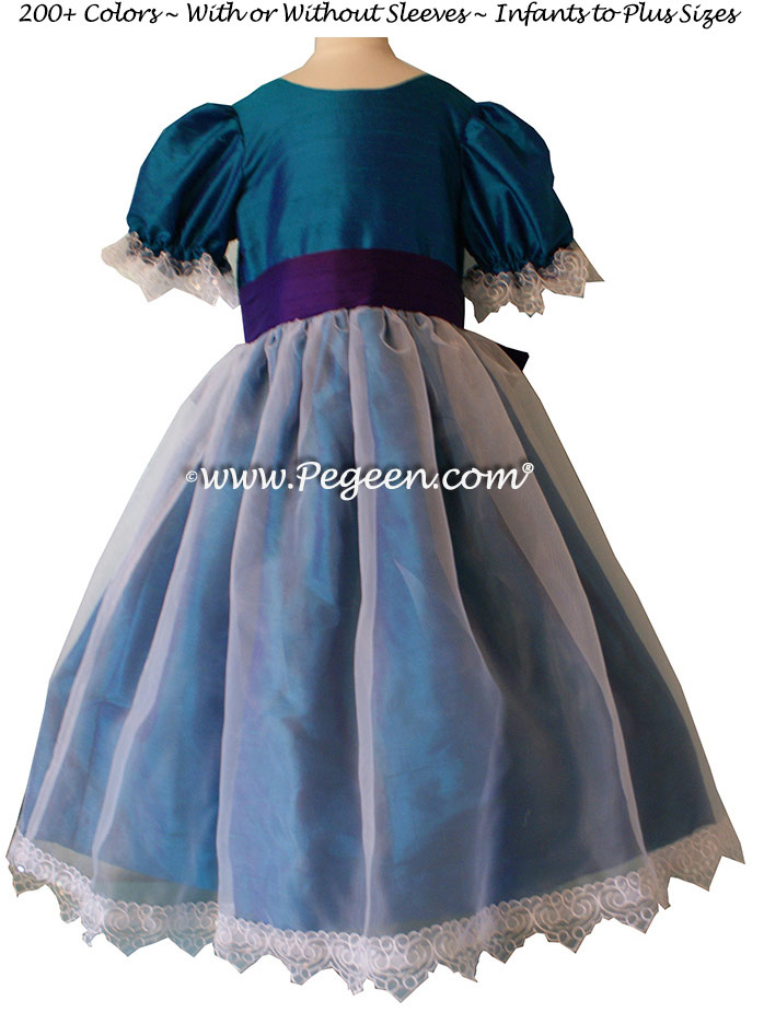 Peacock and Regal Purple Nutcracker Costume for Clara or Party Scene - Style 703