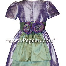 CUSTOM LILAC FLOWER GIRL DRESSES