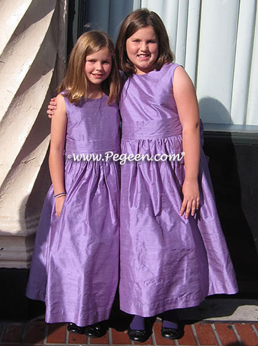 Amethyst Purple Flower Girl Dress Pegeen Style 318