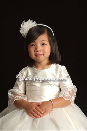 White Baptism Dress - Pegeen Regal Collection Style 694