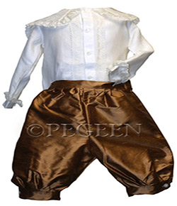 Fontleroy Ring Bearer with Silk Lace Shirt 580 Fontleroy Ring Bearer with Silk Lace Shirt 580