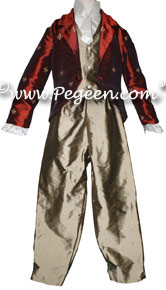 Couture Boys Cutaway Jacket Pageboy with pants - suit style 591 Couture Boys Cutaway Jacket Pageboy with pants - suit style 591