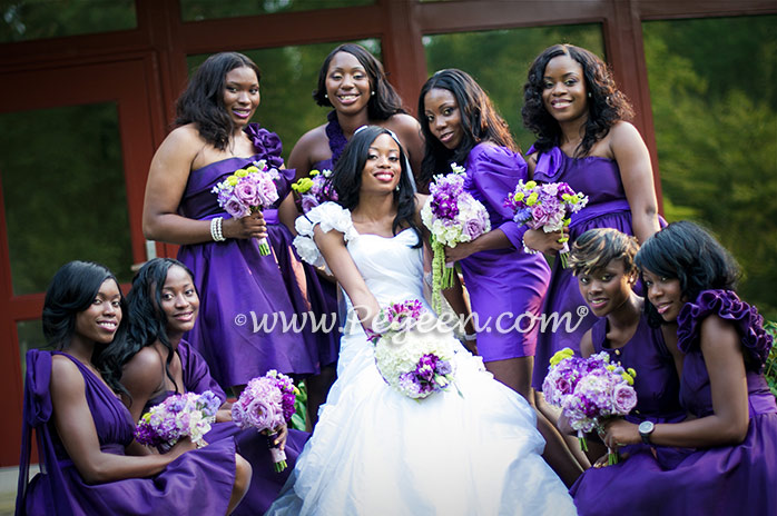 Purple and Green themed Weddings
