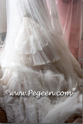 Flower girl dress of The Year - Style 402 in Ballet Pink and Bisque Flower girl dress of The Year - Style 402 in Ballet Pink and Bisque