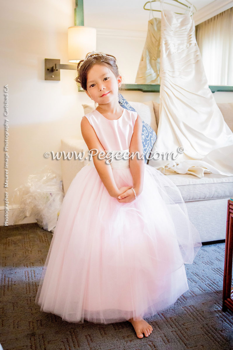 Flower Girl Dress of the Year in Shades of Pink Silk