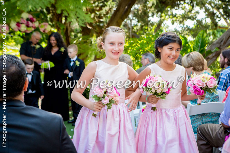 Flower Girl Dress of the Year in Shades of Pink Silk