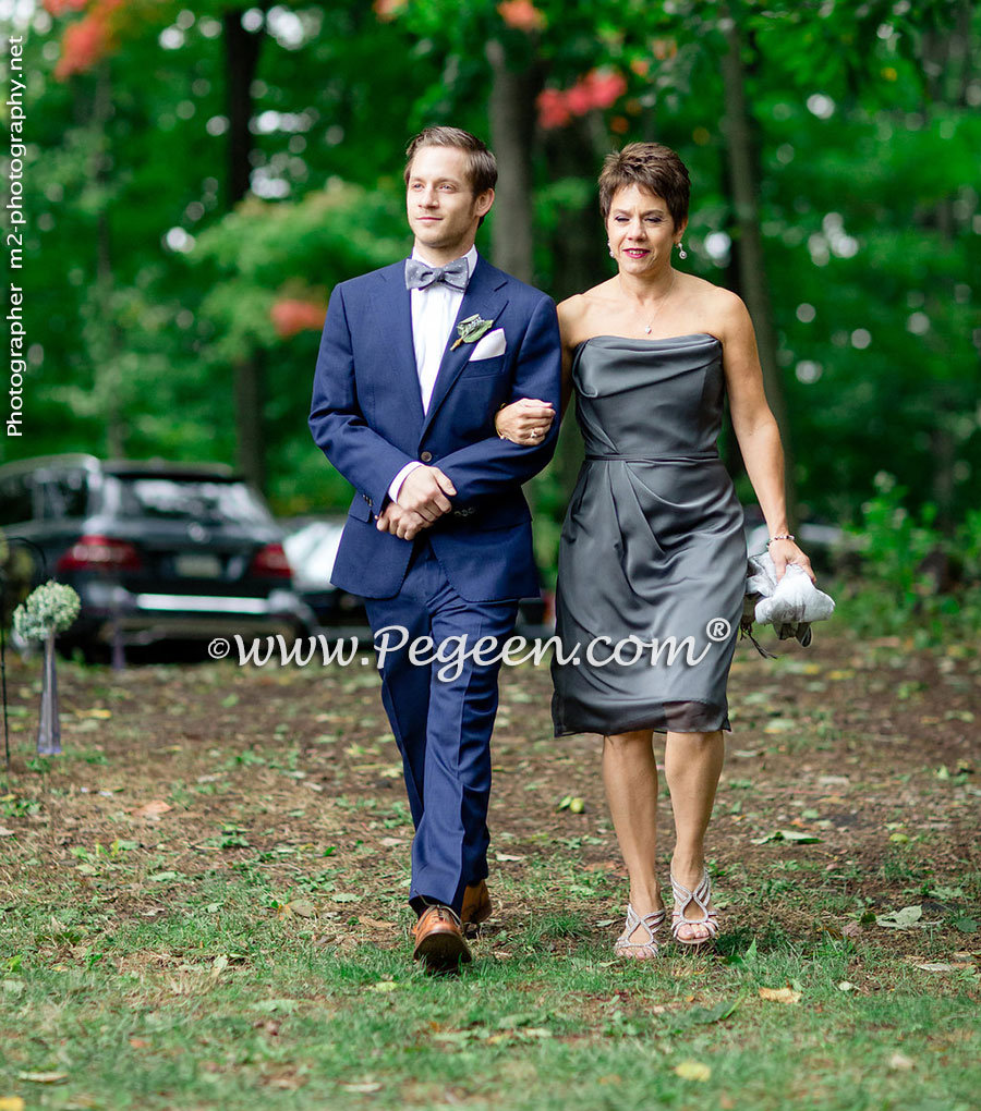 2016 Back Yard Wedding/Flower Girl Dress of the Year in silk and tulle, Swarovski Crystals and Burnout Lace