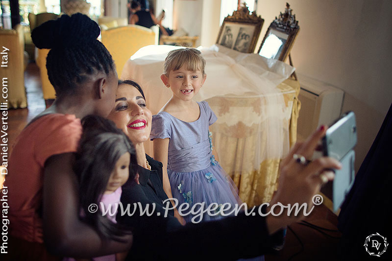 2016 Flower Girl Dress/Wedding of the Year in multiple shades of silk and tulle, Swarovski Crystal and Hydrangea flower petals 2016 Flower Girl Dress/Wedding of the Year in multiple shades of silk and tulle, Swarovski Crystal and Hydrangea flower petals
