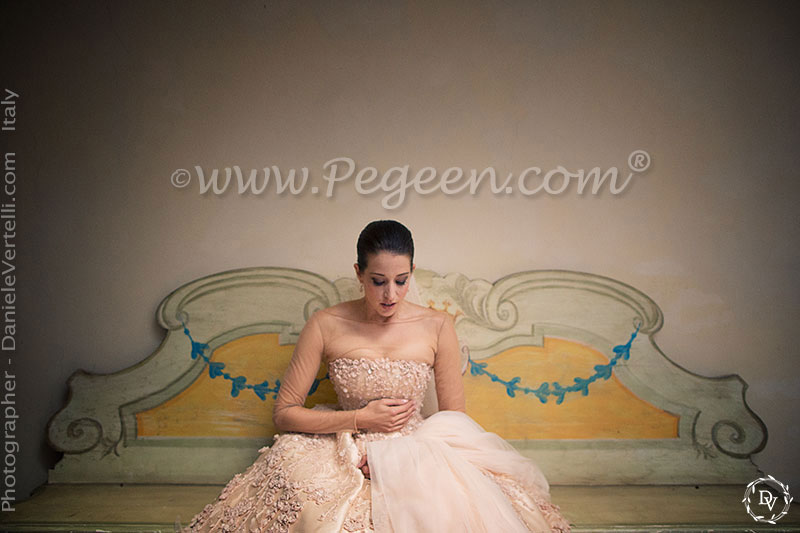 2016 Flower Girl Dress/Wedding of the Year in multiple shades of silk and tulle, Swarovski Crystal and Hydrangea flower petals 2016 Flower Girl Dress/Wedding of the Year in multiple shades of silk and tulle, Swarovski Crystal and Hydrangea flower petals